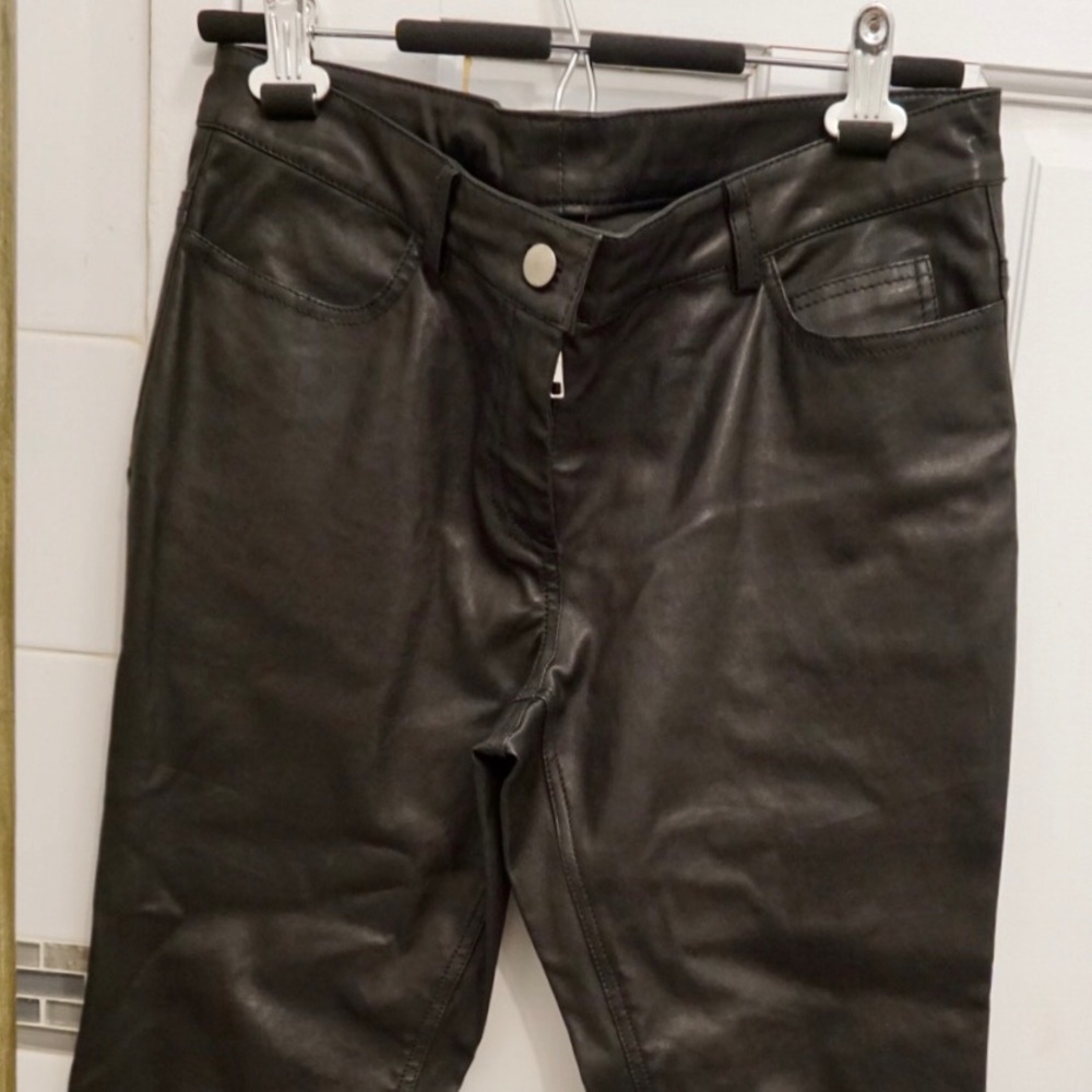 Vera Wang Leather Pants